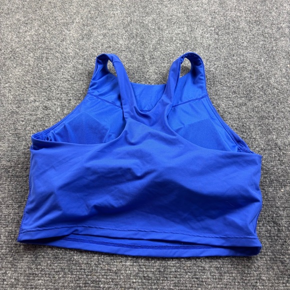 ATHLETA Women’s Royal Blue Conscious Crop Bikini Top size: Small - Picture 2 of 8